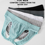 2 Pack Men's Breathable Mesh Jockstrap