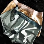 3 Pack Men's Solid-Color Breathable Trunks