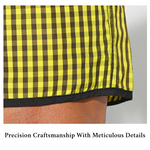 Men's Lightweight Moisture-Wicking Checkered Board Shorts