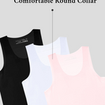 Men's High Stretch Solid-colored Ice Silk Vest & Briefs