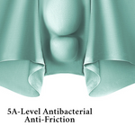 Men's Breathable Solid-Colored Antibacterial Seamless Trunks