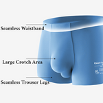 Men's Breathable Solid-Colored Antibacterial Seamless Trunks