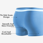 Men's Breathable Solid-Colored Antibacterial Seamless Trunks