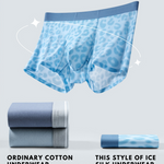 3 Pack Men's Ultra-Thin Ice Silk Trunks