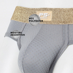 3 Pack Men's Quick-Dry Highly Elastic Briefs
