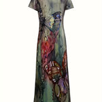 Elina | Artistic Tummy-Flattering Dress
