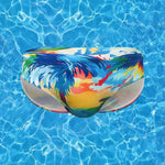 Men's 3D Pouch Ink Art Beach Swim Briefs