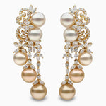 Champagne Gala Pearl Earrings