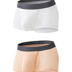 2 Pack Men's Ultra-Thin Trunks with Open Fly
