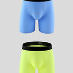 2 Pack Men's Compression Athletic Boxer Briefs