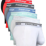 FreeLonger Men's Comfy Separate Support Pouch Trunks