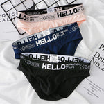 Men's Cotton Ribbed Breathable Briefs with 3D Pouch