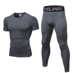 Men's Full Coverage Mesh Panel Quick-Dry Fabric Odor-Control Tops & Tights