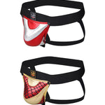 2 Pack Men's Low-Rise Sexy Contoured Pouch Lightweight Jockstrap