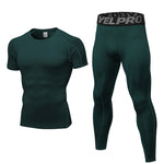 Men's Full Coverage Mesh Panel Quick-Dry Fabric Odor-Control Tops & Tights