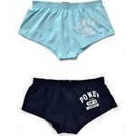 2-pack Men's DM Printed Lettering Low Waist Sexy Cotton Boxer Shorts