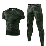 Men's Full Coverage Mesh Panel Quick-Dry Fabric Odor-Control Tops & Tights