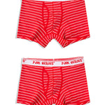 2 Pack European Luxury Brand Personalized Striped Men's Underwear