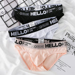 Men's Cotton Ribbed Breathable Briefs with 3D Pouch
