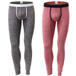 Men's U-Convex Pouch Sexy Base Layer Warm Pants Sleep Pants
