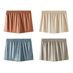 4 Pack Men's Luxury Soft Loose Fit Skin-Friendly Home Shorts