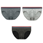 3-pack Men's Antibacterial Pure Cotton Sexy Sports Breathable Underwear