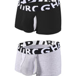 2 Pack Men's Separated Pouch Side Vent Design Trunks