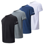 Men's Solid Quick-Dry Loose Fit for Casual Wear & Sport T-Shirt