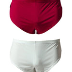 2 Pack Men's Solid Color Second-Skin Soft-Touch Quick-Dry Boxer Shorts