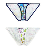 2 Pack Men's Trendy Printed Cartoon Comfortable and Breathable Bikini