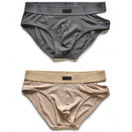 2 Pack Men's Low-Rise Sexy Side-Opening Briefs