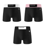 3 Pack Men's Anti-Chafing High-Rise Cotton Sport Supportive Fit Soft Trunks