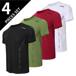 Men's Quick-Dry Active Relaxed Fit Workout Ready Skin-Friendly T-Shirt
