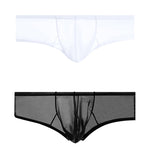 2 Pack Men's Breathable Sheer Elegance Quick-Dry Ultra-Soft Trunks