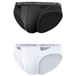 2 Pack Men's U-Pouch Double-Layer Modal Sports Low-Rise Briefs