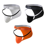 3 Pack Men's Sexy High-Cut 3D U-Pouch & Breathable Bikini