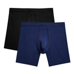 2 Pack Long Boxer Briefs with Separate Pouch