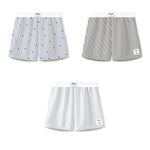 3 Pack Men's Seamless Smooth Comfy Waistband Boxer Briefs
