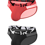 Men's Mesh Sport Briefs with Contoured Pouch & Ventilation