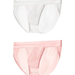 2 Pack Men's Ultra-Soft Ice Silk Quick-Dry Smooth Cooling Briefs