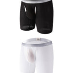 2 Pack Men's Ice Silk Ultra-Soft Mesh Breathable Cooling Comfort Midway Briefs