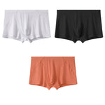 3 Pack Men's Breathable Comfort U-Shaped Raised Pocket Ribbed Briefs