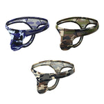 3 Pack Men's Camouflage Edgy Snug Fit Cooling Airflow Thongs