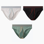 3 Pack Men's Sexy Large Pouch Breathable Comfortable Cotton Briefs