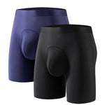 2 Pack Men's Anti-Chafing Seamless Breathable U-Pouch Boxer Briefs