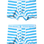 2 Pack European Luxury Brand Personalized Striped Men's Underwear