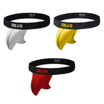 3 Pack Men's Cotton Thongs with Support Pouch