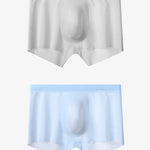 2 Pack Men's Ultra-Thin Seamless Trunks