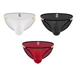 3 Pack Men's Sexy Low-Rise Hip-Lifting Briefs