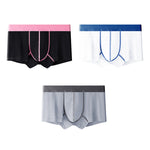2 Pack Men's Breathable Cotton Seamless Comfort  Skin-Friendly Trunks